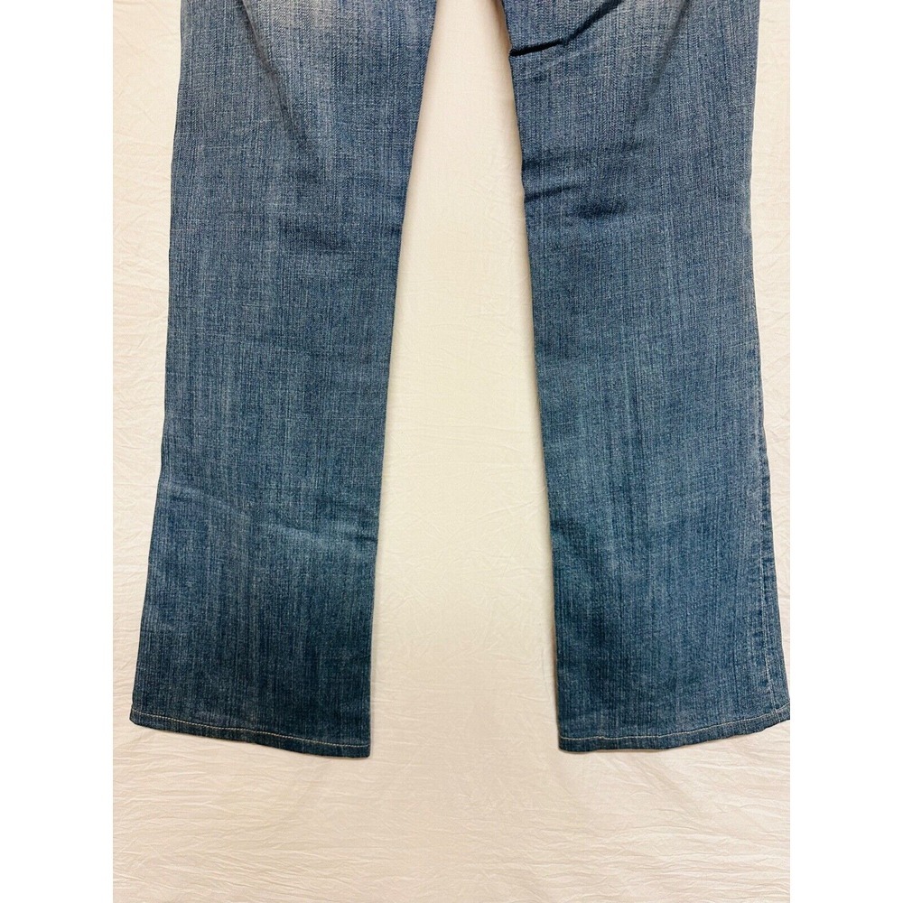 Miss Me Jeans Womens Size 29 Bootcut Faded Distressed Light Blue Embellished‎ - Picture 8 of 12